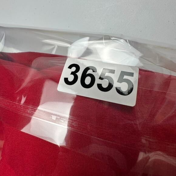 J Jill Top Womens Medium Red Tunic Long Sleeve Stretch Minimalist Comfort Career - Picture 12 of 12